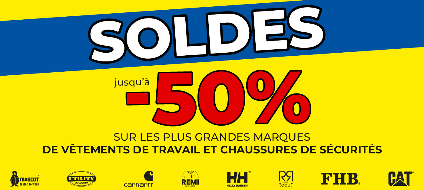 Vêtements de travail Bleu Blanc Gros - Soldes Hiver