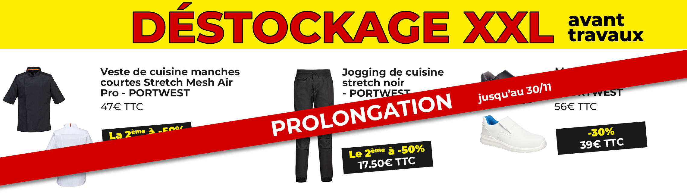 Vêtements de travail Bleu Blanc Gros - Slide 2