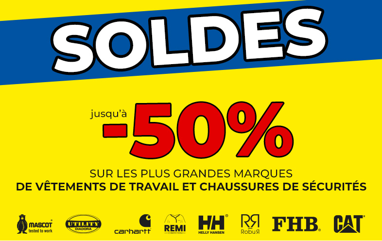 Vêtements de travail Bleu Blanc Gros - Soldes Hiver