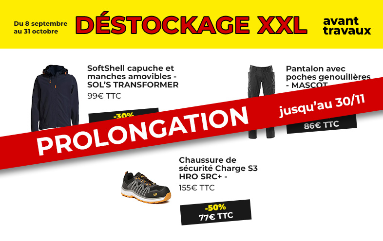 Vêtements de travail Bleu Blanc Gros - Slide 3